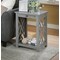 Alaterre Furniture 15.75 W, 15.75 L, 23.5 H, Pine with Composite Wood, Gray ANCT0240 - alternate 2